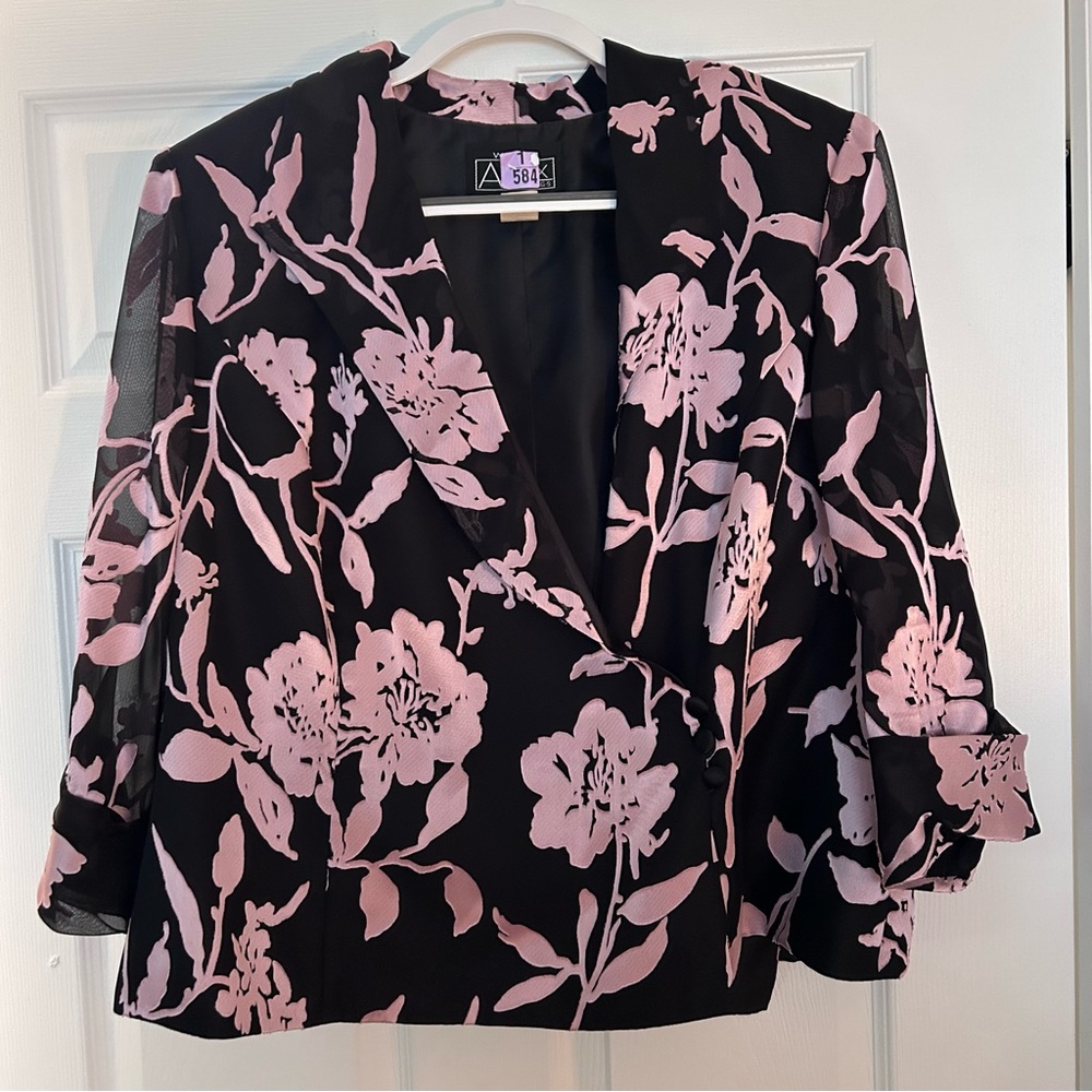 Alex Evenings 3/4 sleeve jacket, 2X